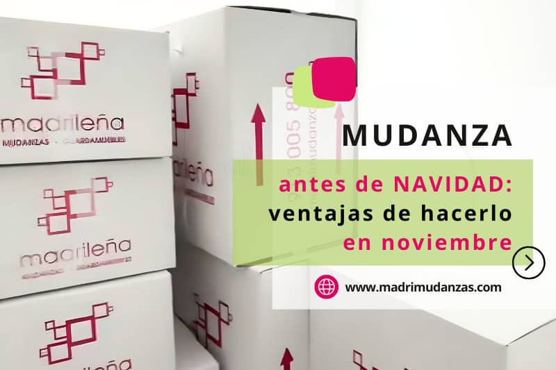 Mudanza antes de Navidad