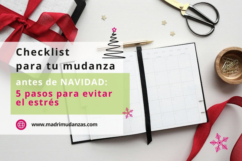 checklist para tu mudanza antes de Navidad