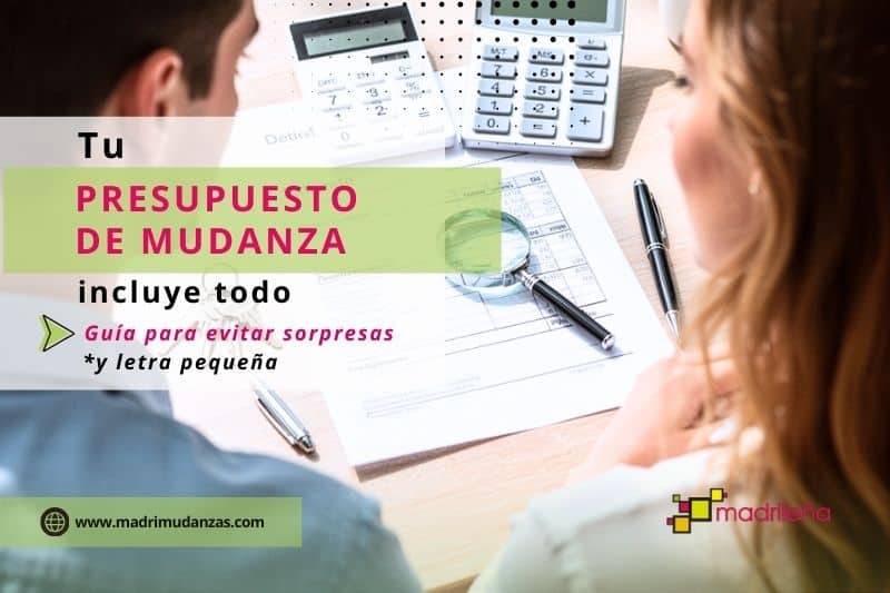 Presupuesto de mudanza